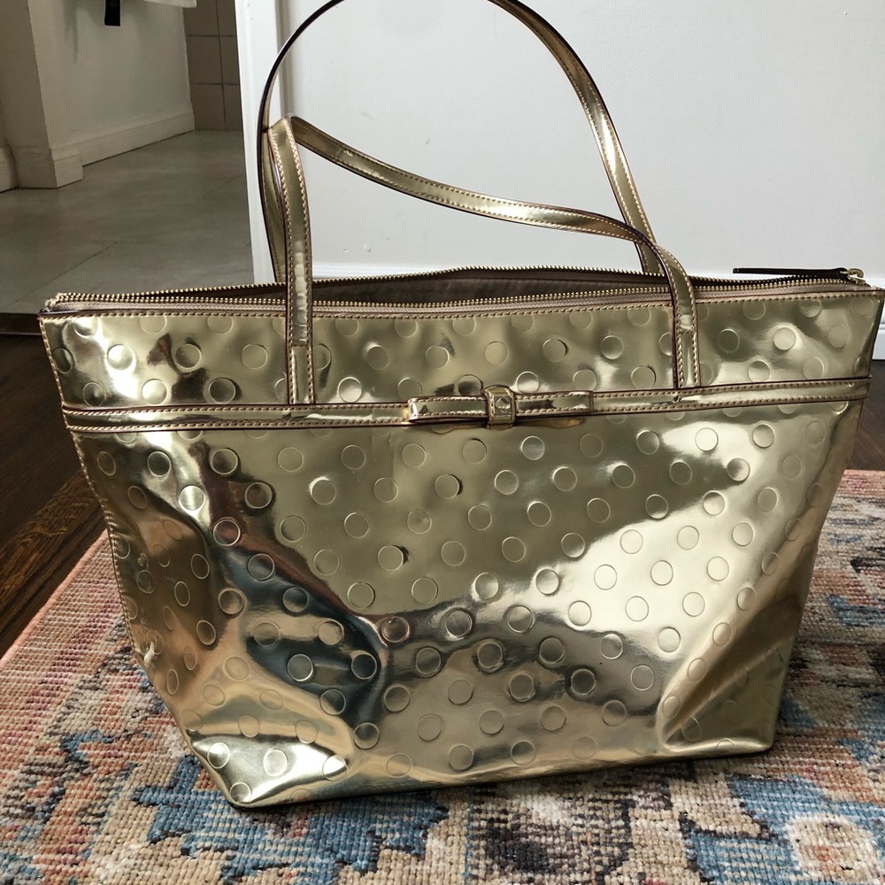 Kate Spade Gold Tote